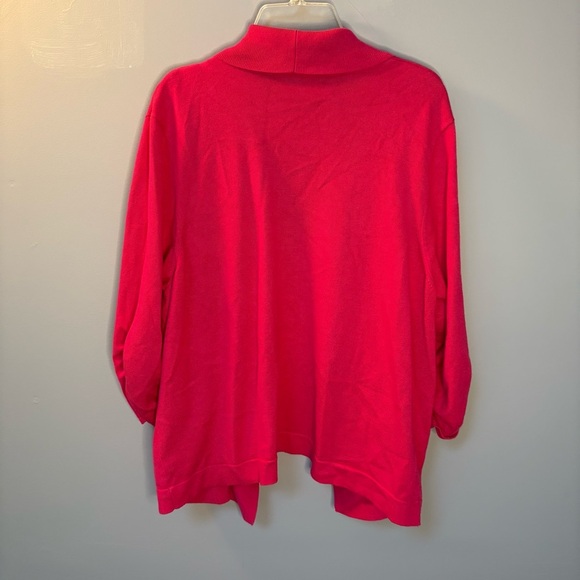 89th & Madison Vibrant Pink Cardigan - Picture 3 of 4